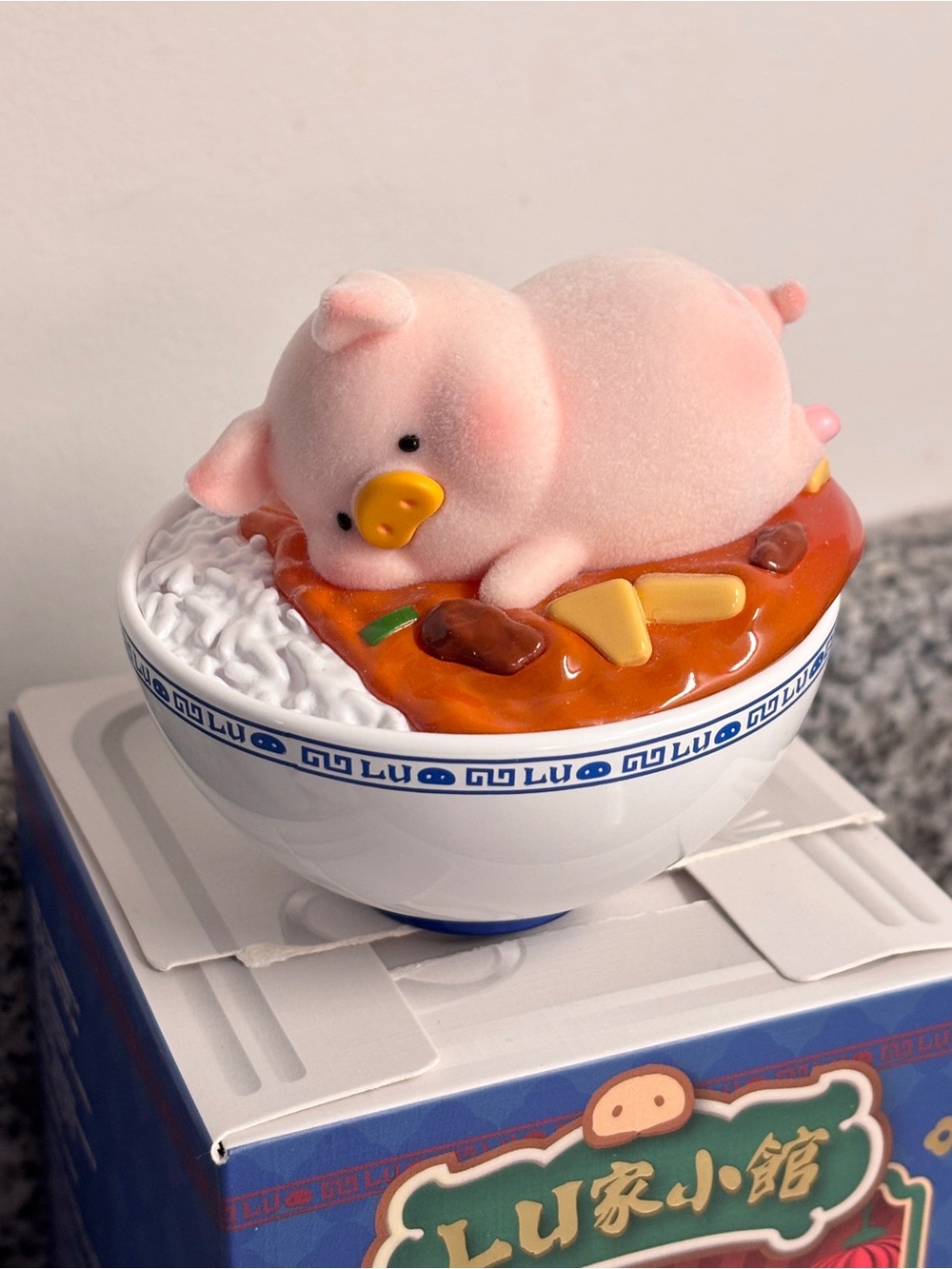 Lulu the piggy Lu’s table pig blind box figurine mapo tofu rice bowl